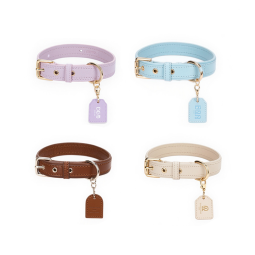 Pet Collar Supplier - Personalized Vegan Leather Engraved ID Tag