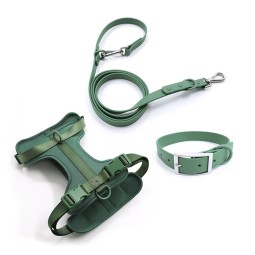 Dog Harness Set Factory - Custom Hands Free PVC Waterproof Design