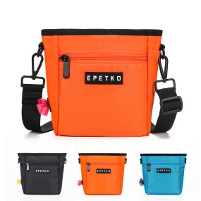 Pet Training Pouch Supplier - Rhombus Nylon Waterproof CrossBody
