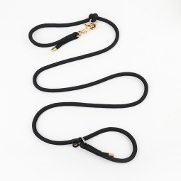 Dog Leash Factory - Soft Cotton Rope 8mm Nylon Hands Free