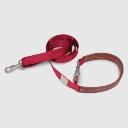 Dog Slip Lead Supplier - Eco Friendly Multifunctional Red Nylon