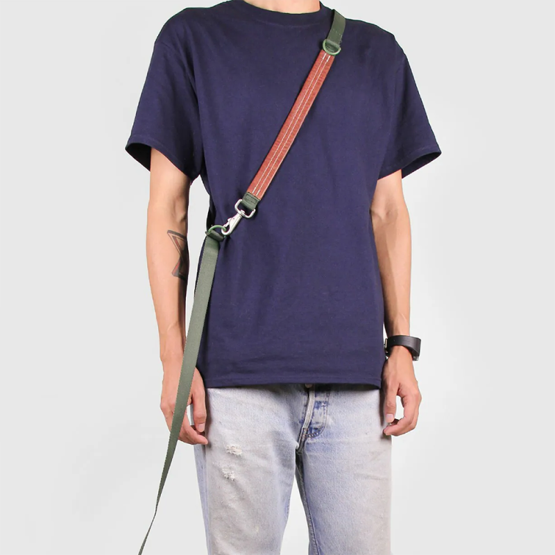 Dog Slip Leash Supplier - Two Color Nylon Adjustable Loop