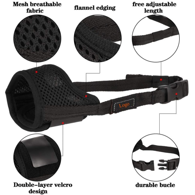 Dog Muzzle Factory - Wholesale Nylon Breathable Mesh Adjustable