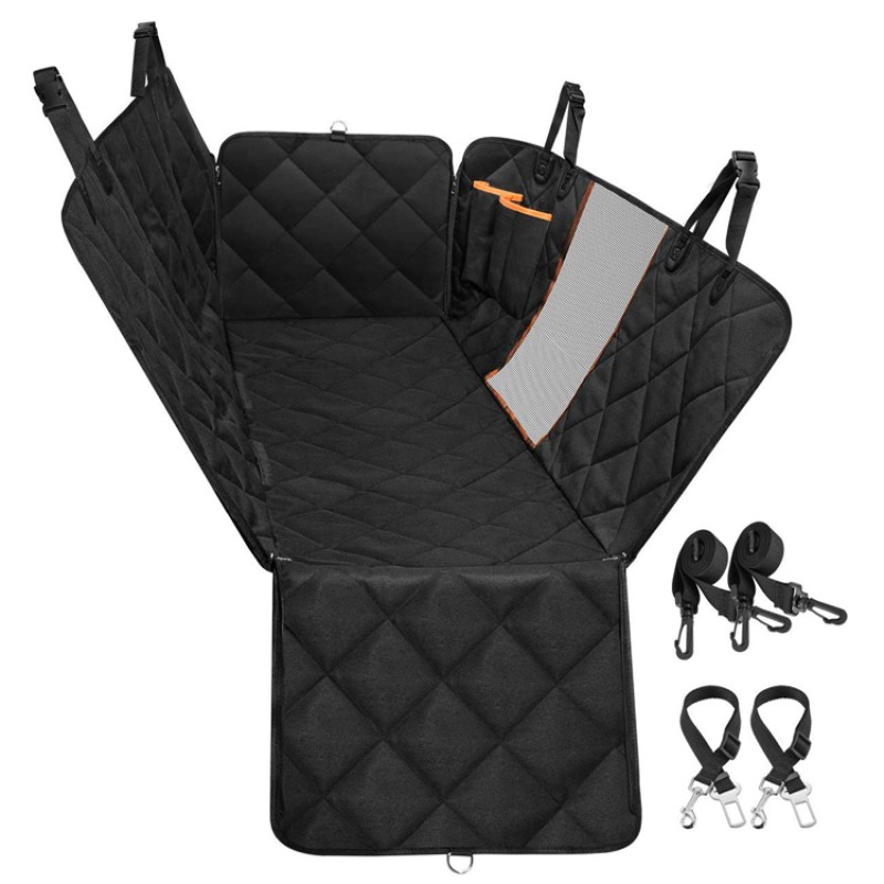 Dog Car Seat Cover Supplier - Non-Slip Washable with Mesh Window