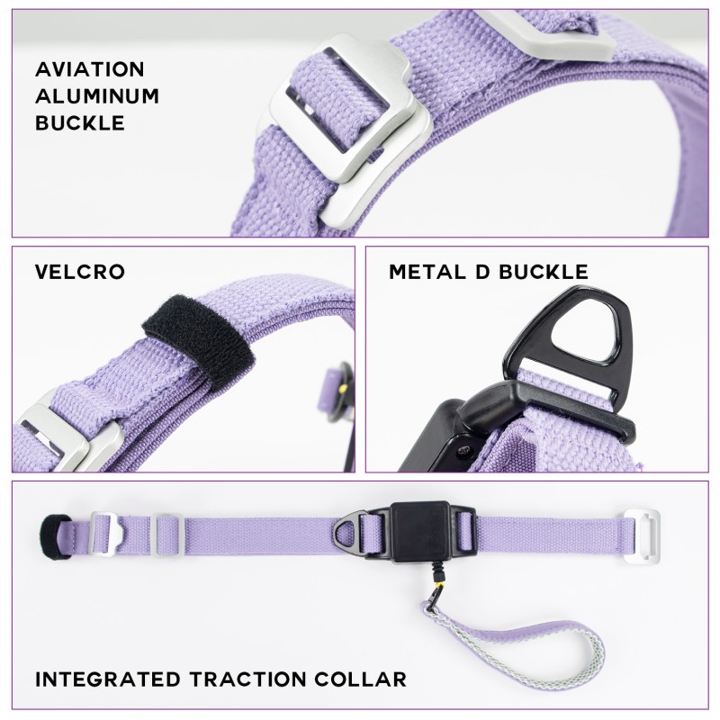 Dog Collar Factory - Adjustable Integrated Automatic Leash