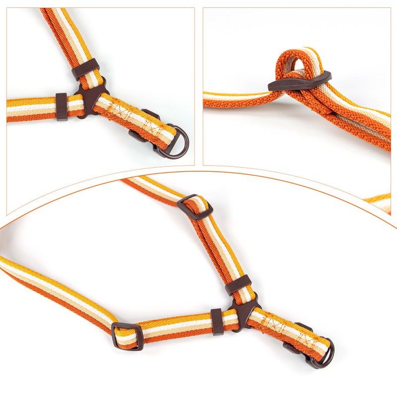 Pet Harness Manufacturer - Durable Rainbow Nylon Breathable