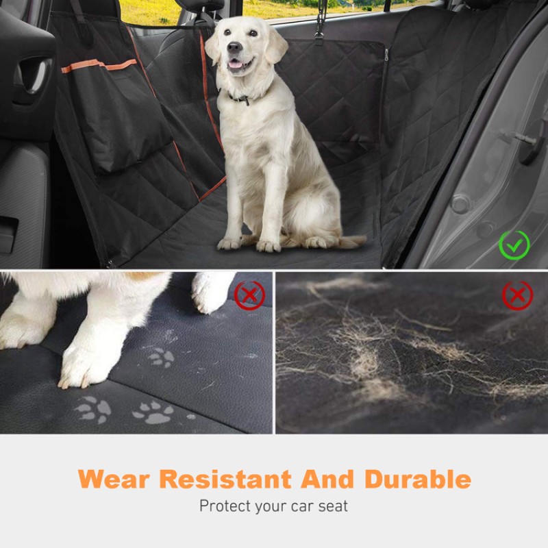 Dog Car Seat Cover Supplier - Non-Slip Washable with Mesh Window