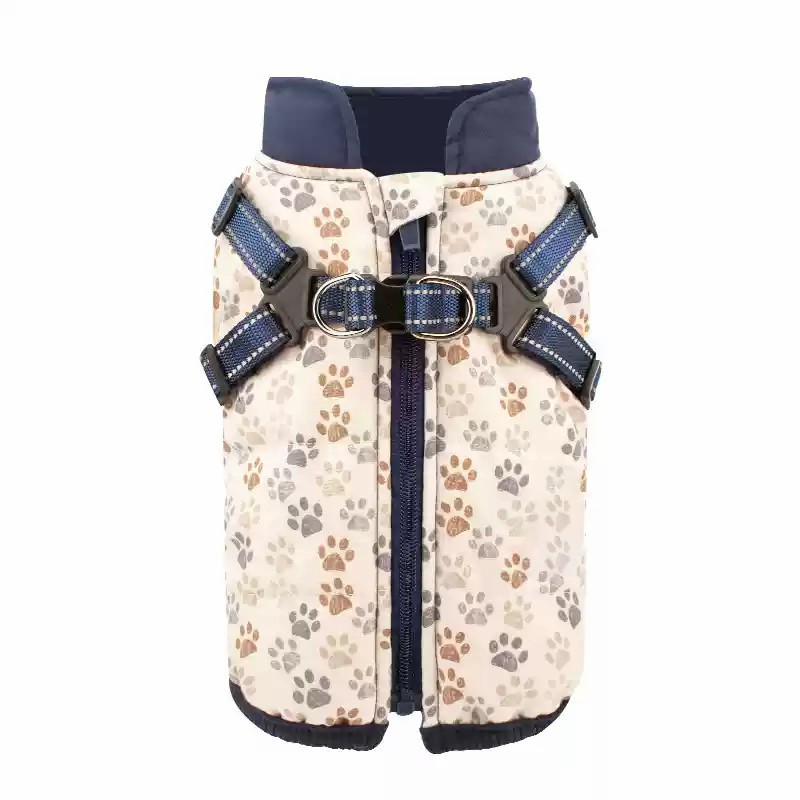Dog Vest Supplier - Personalized Autumn Winter Padded Printing