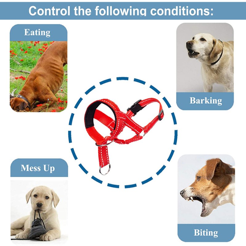 Dog Muzzle Manufacturer - Custom Logo Reflective Adjustable Neoprene