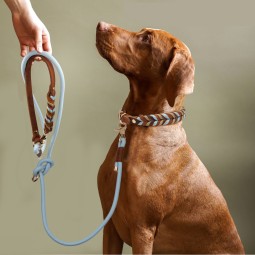 Dog Leash Factory - Multi-Functional Hand-Woven Leather