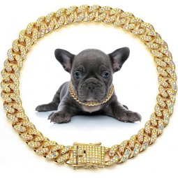 Dog Collar Manufacturer - Cuban Chain Metal Necklace Accessories