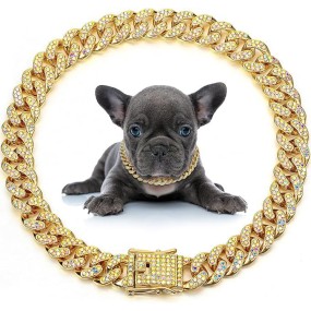 Dog Collar Manufacturer - Cuban Chain Metal Necklace Accessories