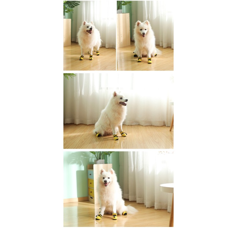 Pet Shoes Supplier - Breathable Waterproof Reflective Soft-Soled