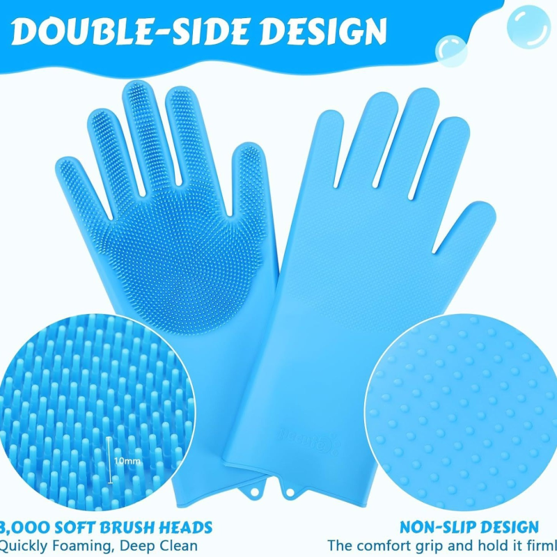 Pet Bathing Gloves Factory - Thickened Anti-Scratch Silicone