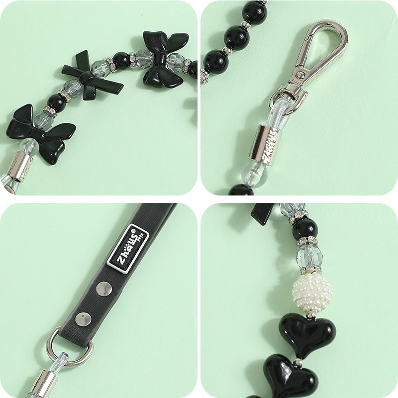 Dog Collar Factory - New Wire Rope Beaded Big Pearl