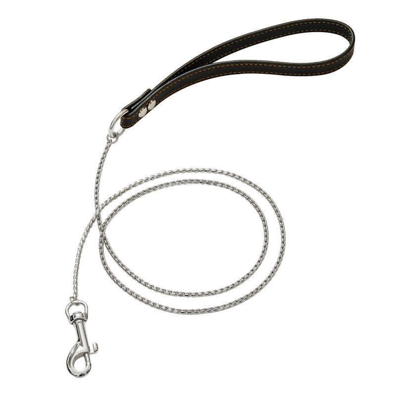 Pet Chain Leash Supplier - 4mm Gold Stainless Steel Welding