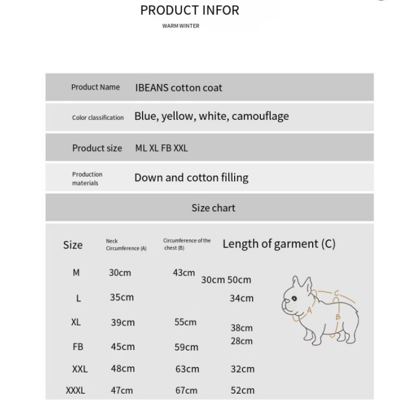 Dog Vest Coat Factory - Thick Polyester Autumn Winter Warm