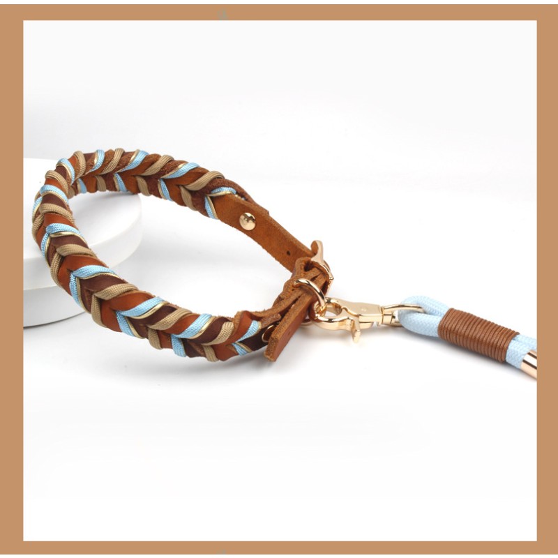 Dog Leash Factory - Multi-Functional Hand-Woven Leather