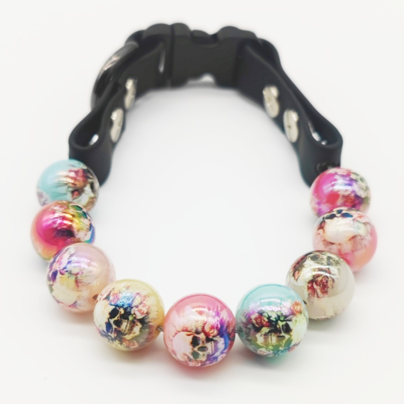 Pet Collar Manufacturer - Creative Acrylic Dopamine Mixed Color
