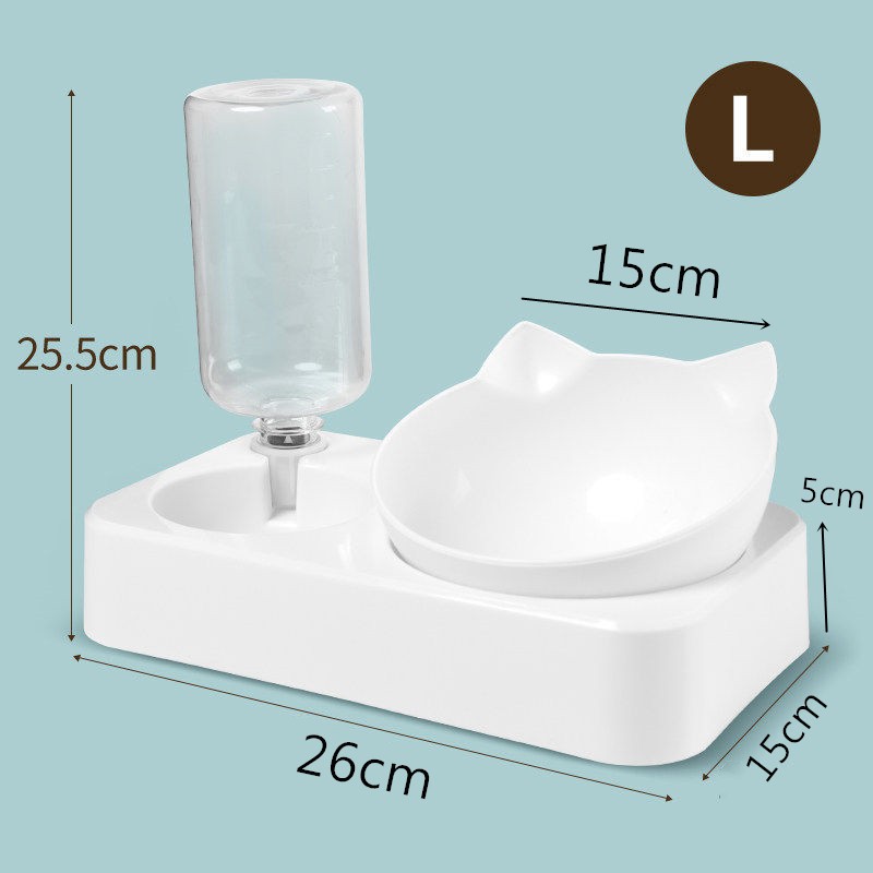 Pet Slow Feeder Supplier - High Quality Plastic Double Bowl