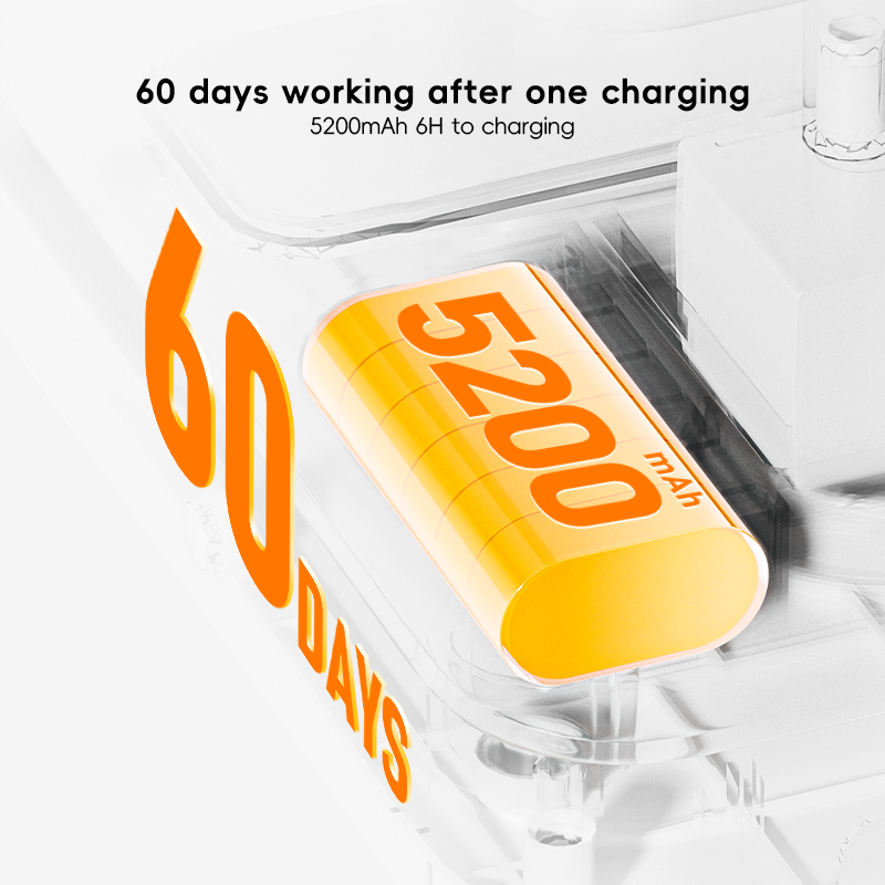 Smart Fountain Supplier - Customized Logo 5000mAh Wireless Automatic