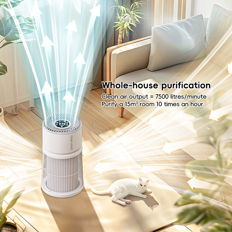 Pet Air Purifier Manufacturer - H13 HEPA Filter Remove Dust Smoke Odor