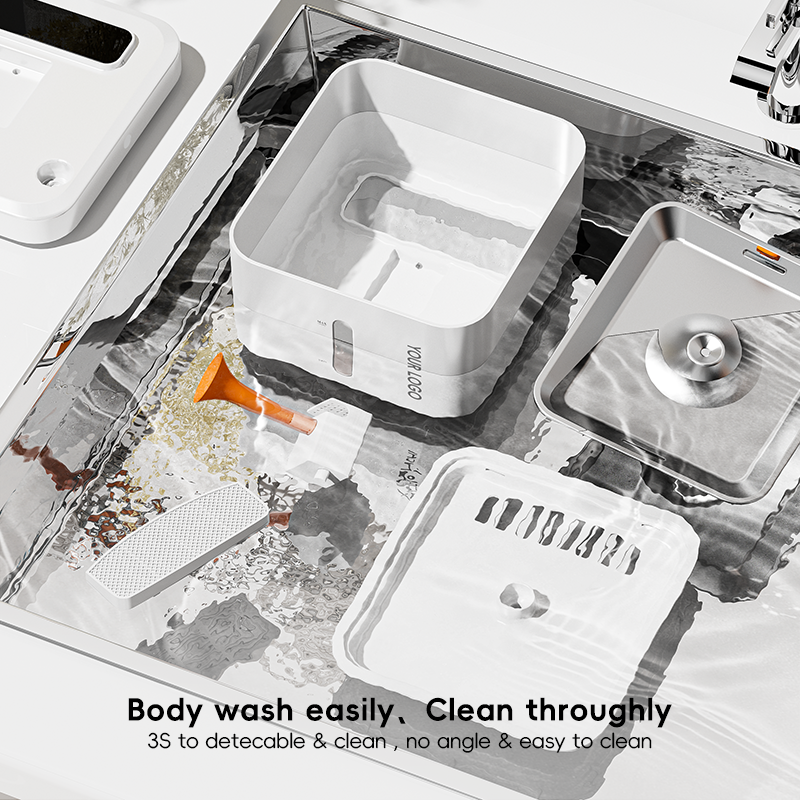 Smart Fountain Supplier - Customized Logo 5000mAh Wireless Automatic