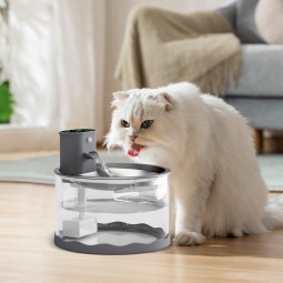 Cat Water Fountain Manufacturer - Glass Material Wireless Sensor Battery