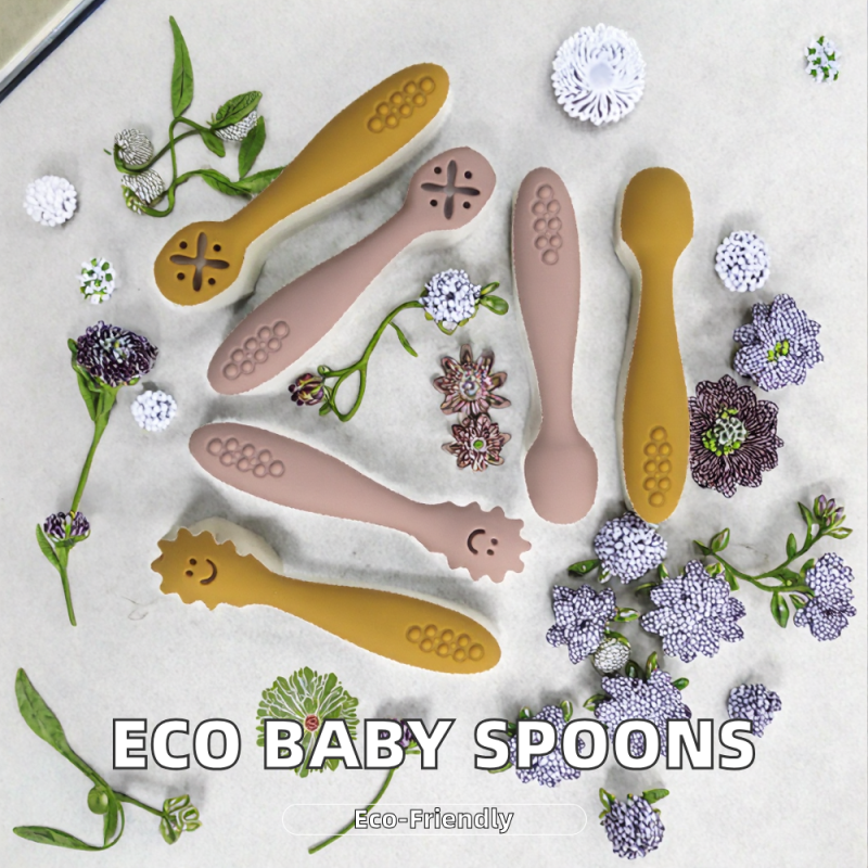 Silicone Spoon Set Factory - Eco-Friendly Soft Tip Feeding Training