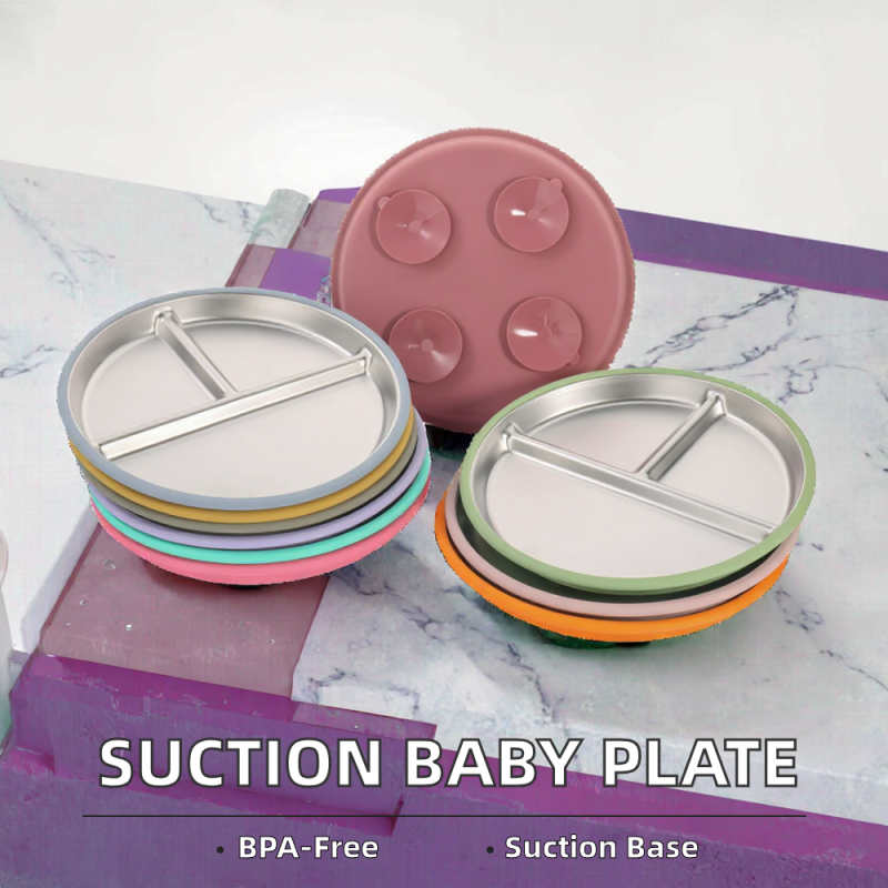Ceramic Feeding Plate Manufacturer - Divided Silicone Suction Sleeve