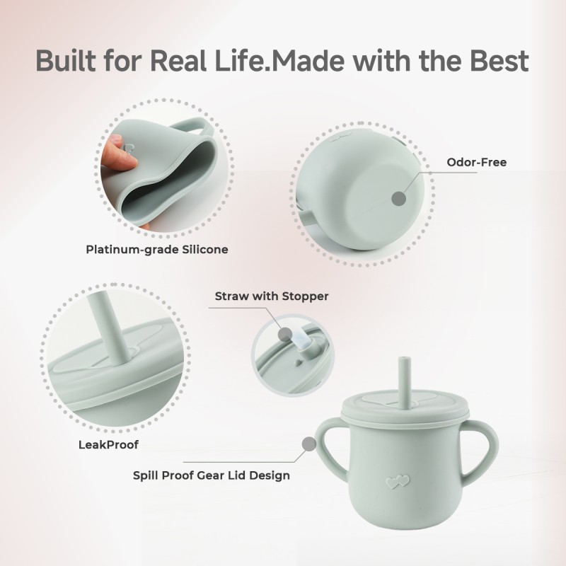 Feeding Essentials Supplier - Non-Spill Straw Free Kids Toys