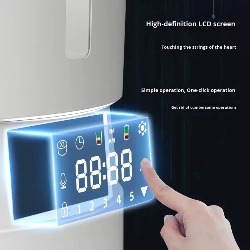 WiFi Pet Feeder Supplier - Video Voice Automatic with Removable Bowl Design