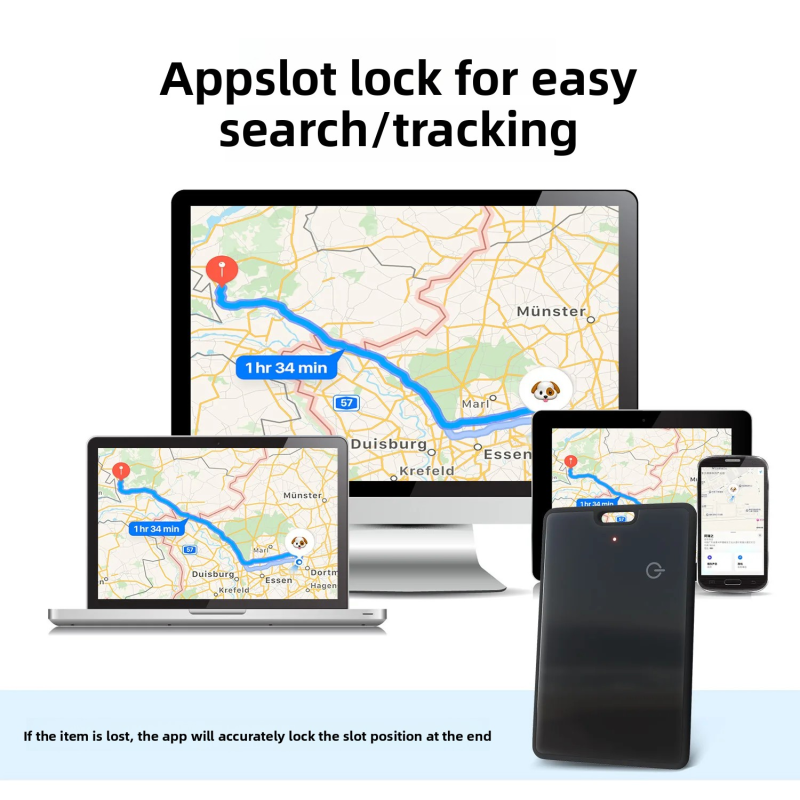 GPS Tracker Supplier - Ultra Thin Wireless Charging Global APP Location