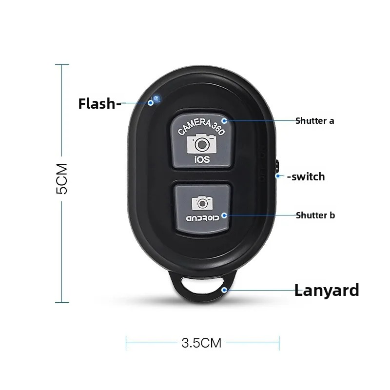 Wireless Remote Shutter Manufacturer - Portable Bluetooth 4.0 for Smartphone