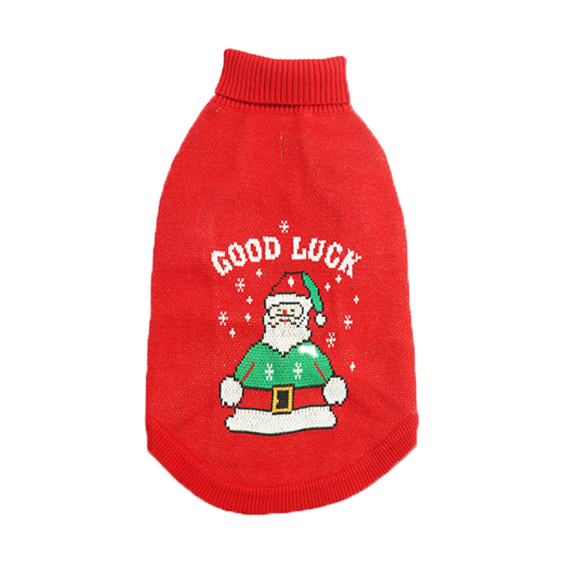 Dog Sweater Manufacturer - Thickened Cartoon Leashable Knitwear for Large Dogs