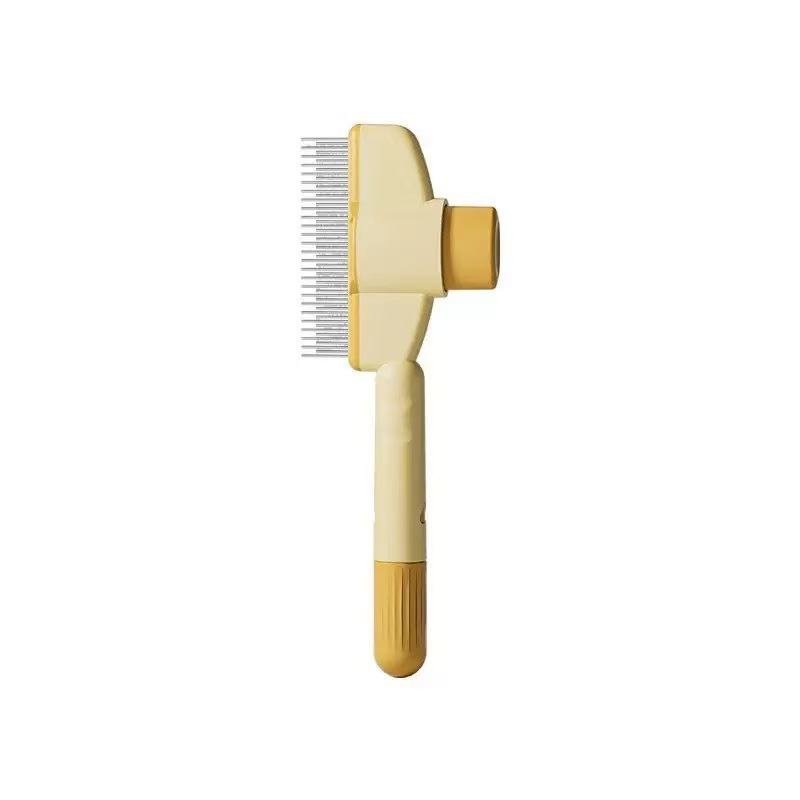 Pet Comb Supplier - One Click Clean Plastic Detangling for Long Hair