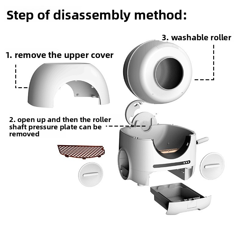 Smart Litter Box Supplier - Large Automatic Self Cleaning WiFi Video Control