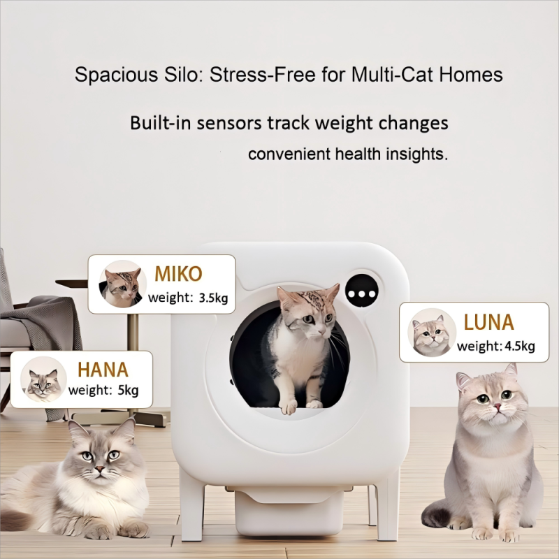 Self-Cleaning Litter Box Manufacturer - Smart WiFi Automatic Odor Control