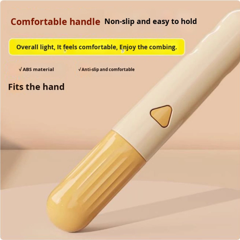 Pet Comb Supplier - One Click Clean Plastic Detangling for Long Hair