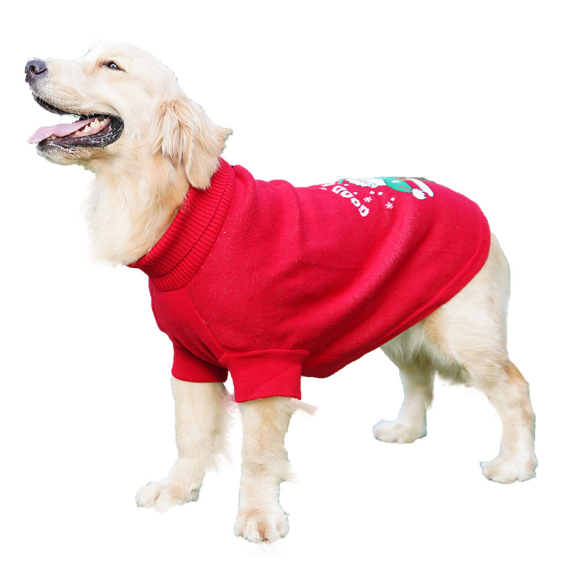 Dog Sweater Manufacturer - Thickened Cartoon Leashable Knitwear for Large Dogs