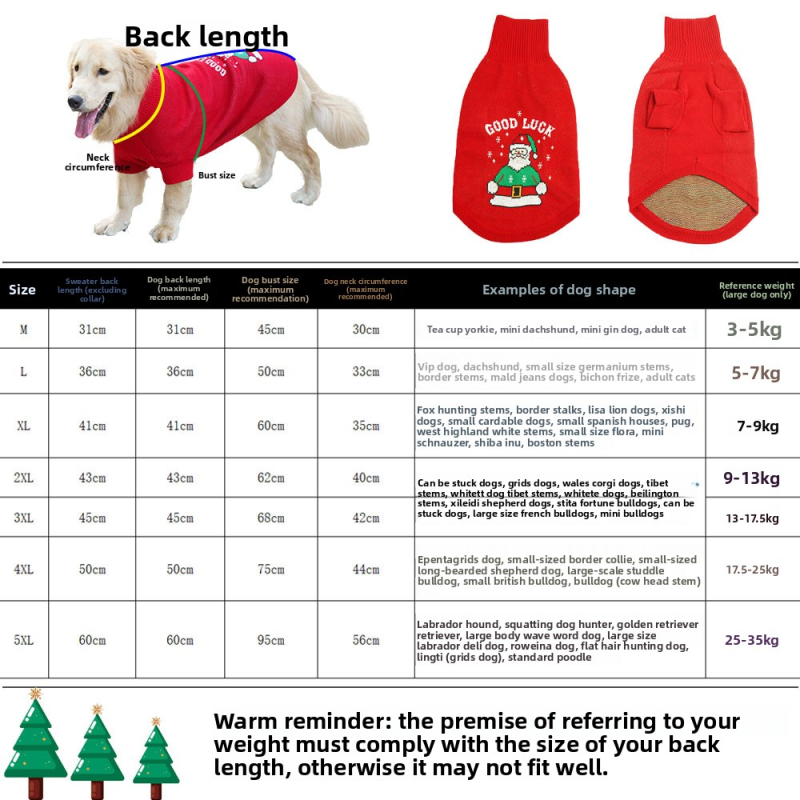 Dog Sweater Manufacturer - Thickened Cartoon Leashable Knitwear for Large Dogs