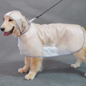 Dog Raincoat Supplier - TPU Material Large Waterproof Cape for Outdoor