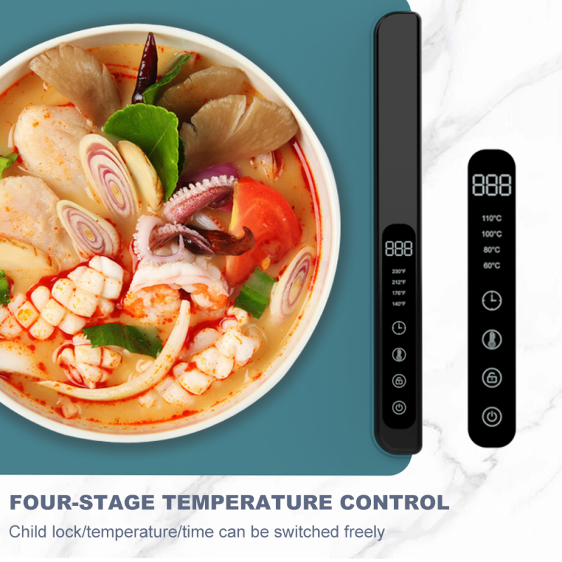 Food Warming Mat Factory - 2025 New Foldable Silicone Graphene Fast Heating