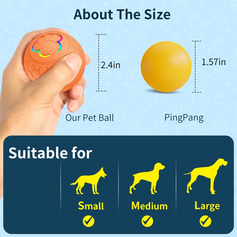 Smart Cat Toy Supplier - Electric Interactive Rechargeable Movement Ball