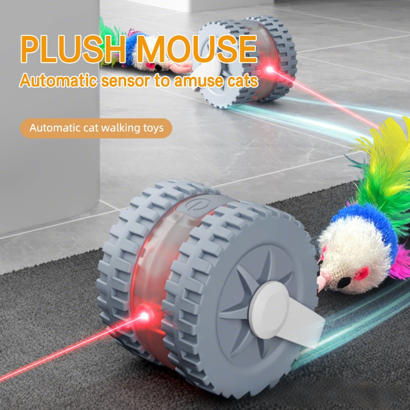 Interactive Cat Toy Factory - Wholesale Electric Laser Infrared with Feather Tail