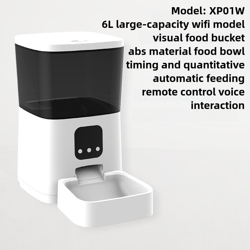 Smart Pet Feeder Factory - 6L Dry Food Dispenser Wifi App Remote Camera