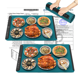 Food Warming Tray Supplier - Foldable Silicon Electric Flexible Buffet Mat