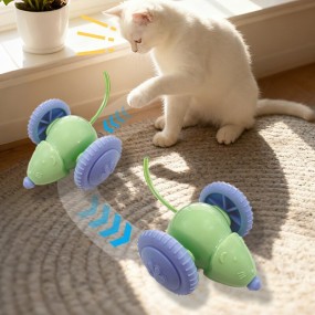 Smart Cat Toy Factory - Interactive Self-Moving Electric Mouse USB Powered