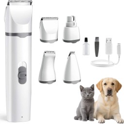 Pet Hair Clippers Supplier - 4 in 1 Cordless Portable Silent Rechargeable