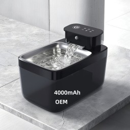 Pet Water Dispenser Factory - Hot Selling 2025 Wireless Stainless Steel Quiet